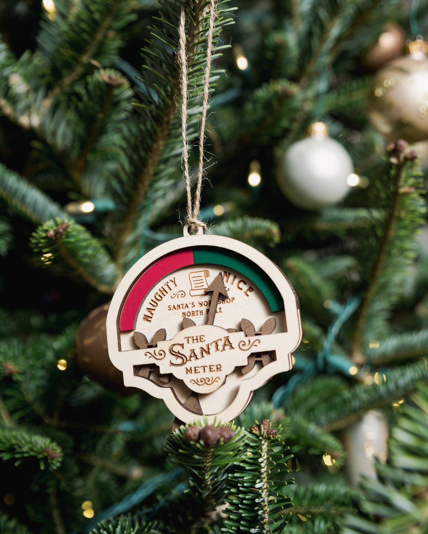 Santa Meter Ornament