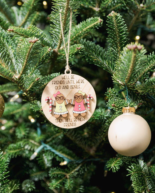 Senile Friends Ornament