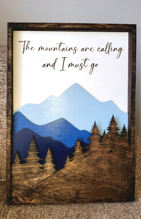 Mountains Sign